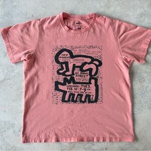 Uniqlo Pink Graphic Long Sleeve Tee